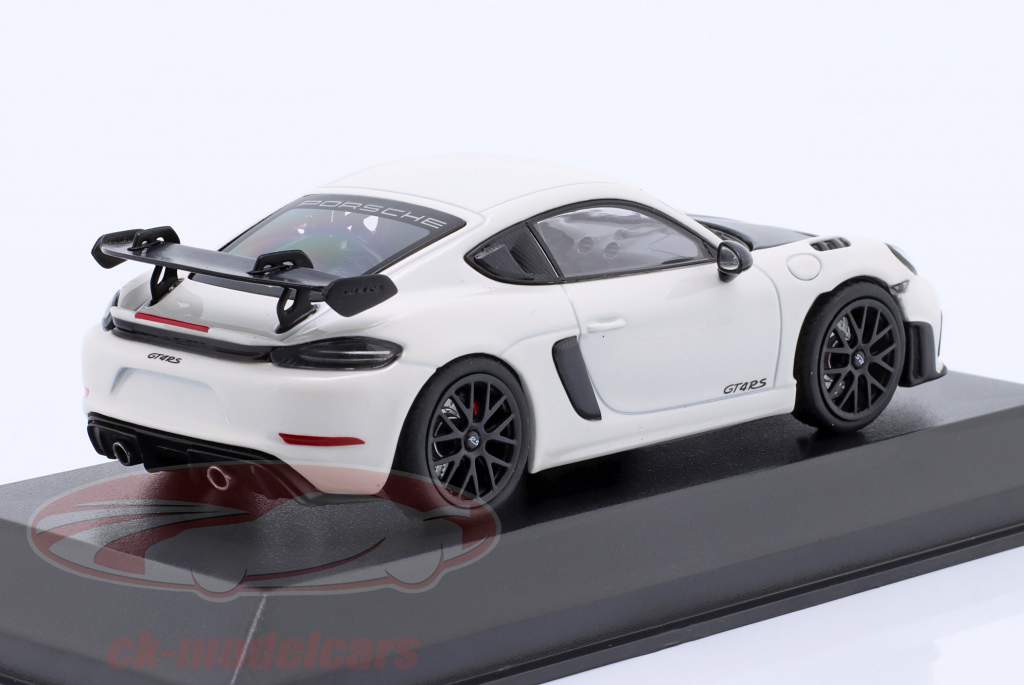 Porsche 718 (982) Cayman GT4 RS 2021 blanc / noir jantes 1:43 Minichamps