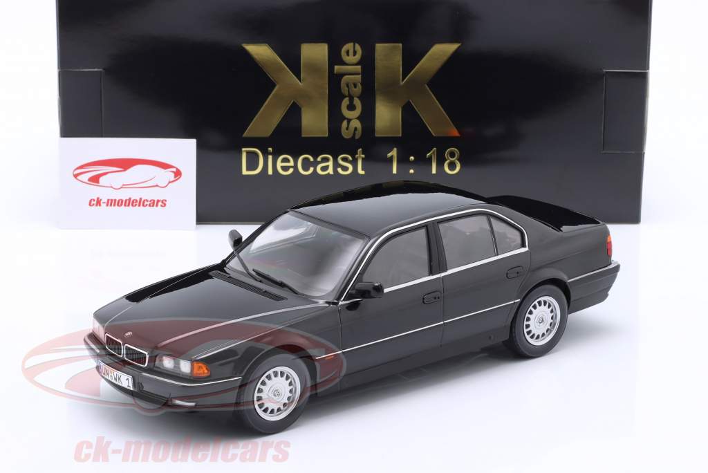 BMW 740i E38 系列 1 建设年份 1994 黑色的 金属的 1:18 KK-Scale
