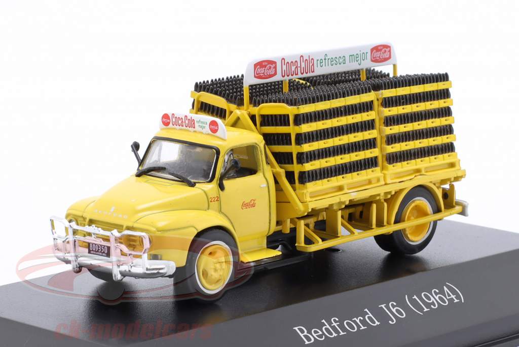 Bedford J6 Coca-Cola Lieferwagen Baujahr 1964 gelb 1:72 Edicola