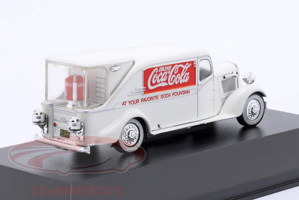 Dodge KH-32 Streamline Van Fountain Coca-Cola 建設年 1934 白 / 赤 1:72 Edicola