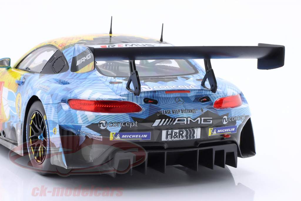Mercedes-AMG GT3 Evo #2 8 24h Nürburgring 2020 Mercedes-AMG Team HRT 1:18 Ixo