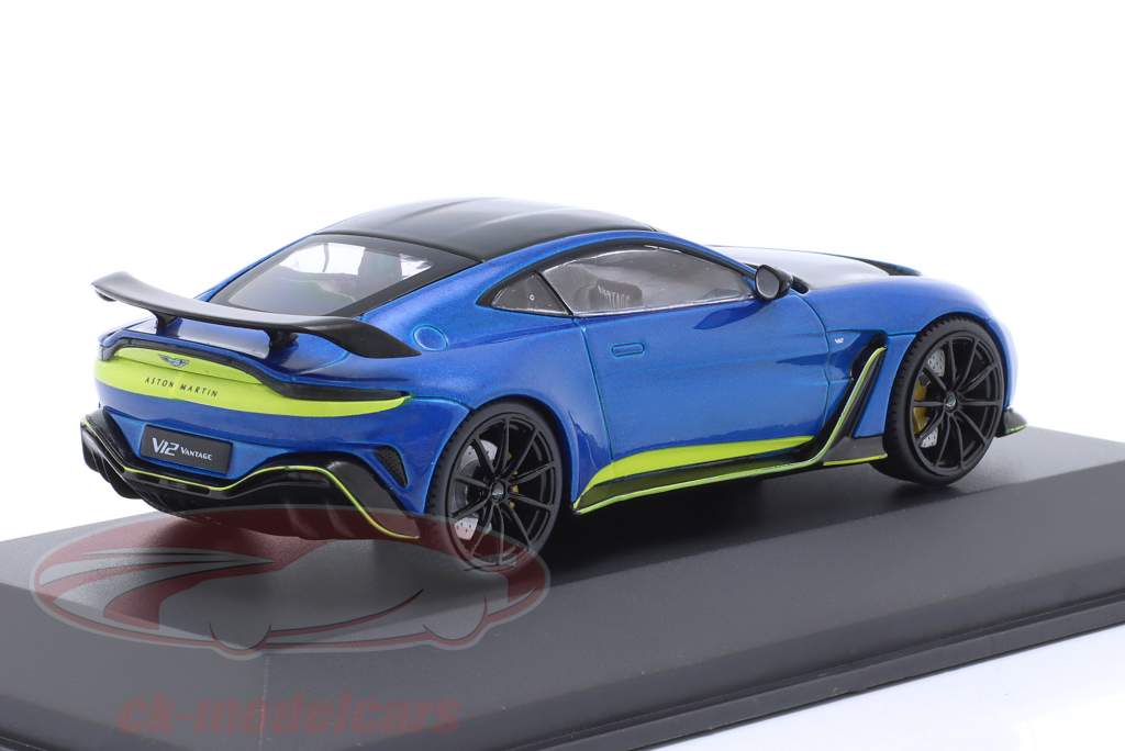 Aston Martin V12 Vantage Anno di costruzione 2023 blu metallico 1:43 Solido