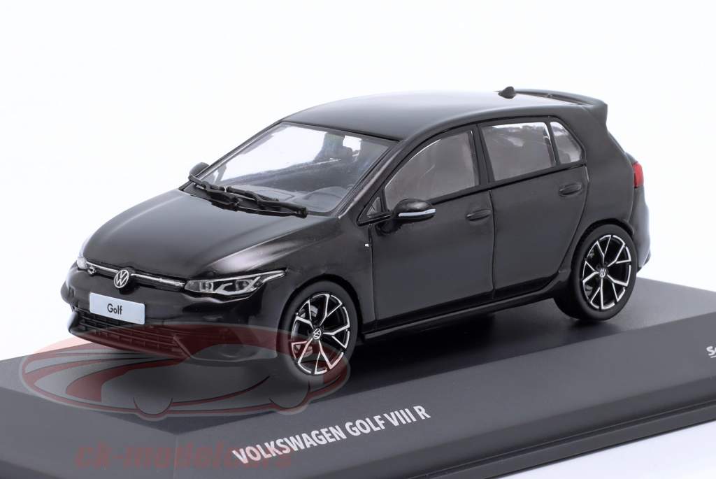 Volkswagen VW Golf VIII R Byggeår 2022 perlesort 1:43 Solido