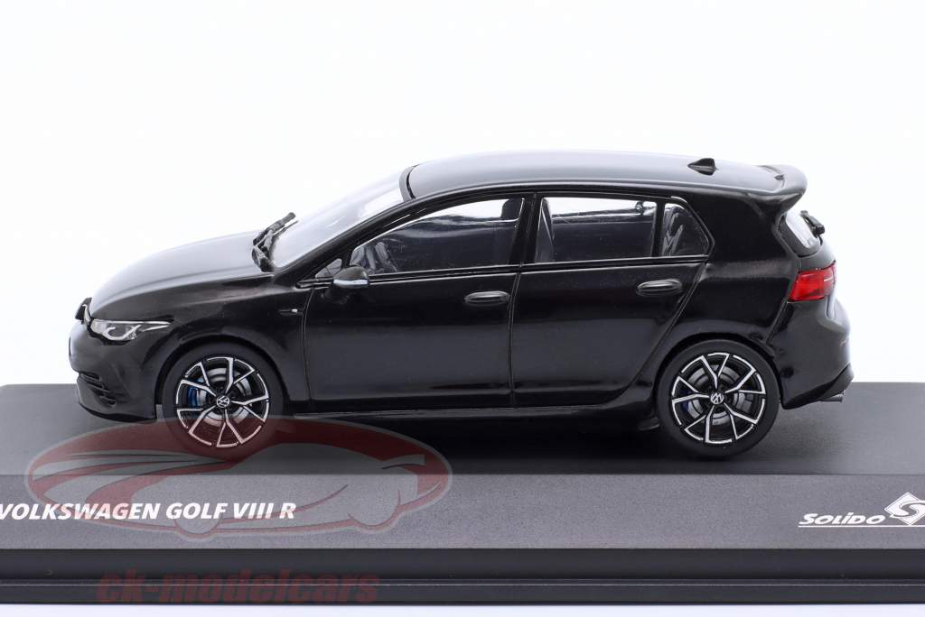 Volkswagen VW Golf VIII R Anno di costruzione 2022 nero perla 1:43 Solido