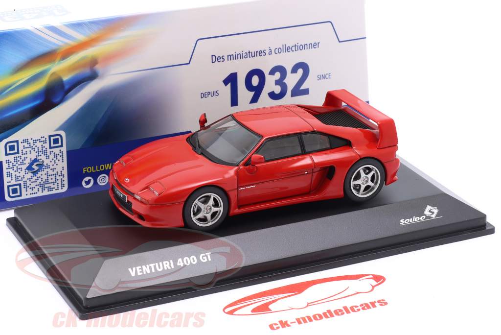 Venturi 400 GT Baujahr 1994 rot 1:43 Solido