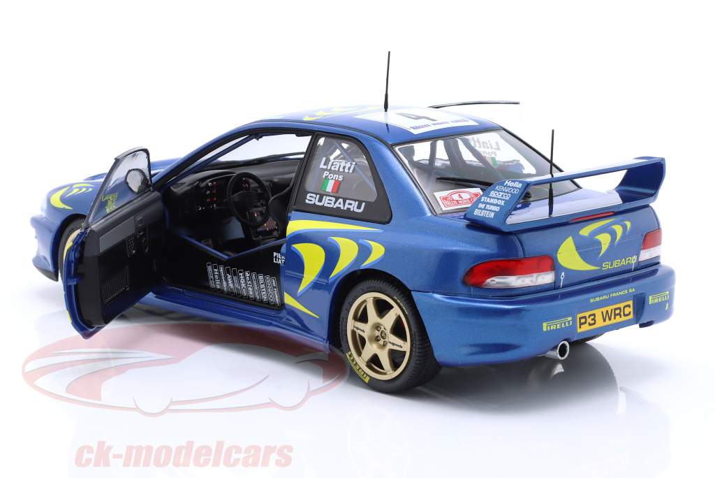 Subaru Impreza S5 WRC #4 vinder Rallye Monte Carlo 1997 Liatti, Pons 1:18 Solido