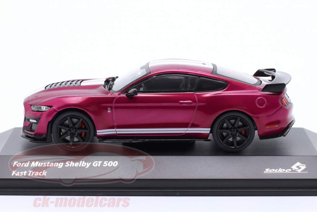 Ford Mustang Shelby GT 500 Byggeår 2020 slik lilla 1:43 Solido