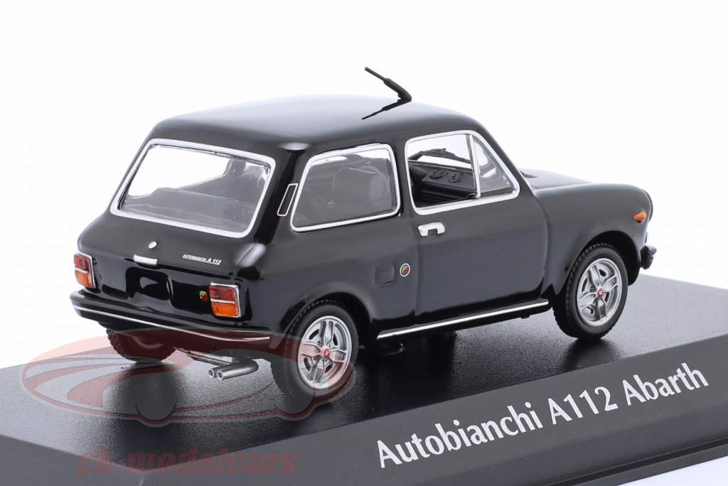 Autobianchi A112 Abarth Anno di costruzione 1974 nero 1:43 Minichamps
