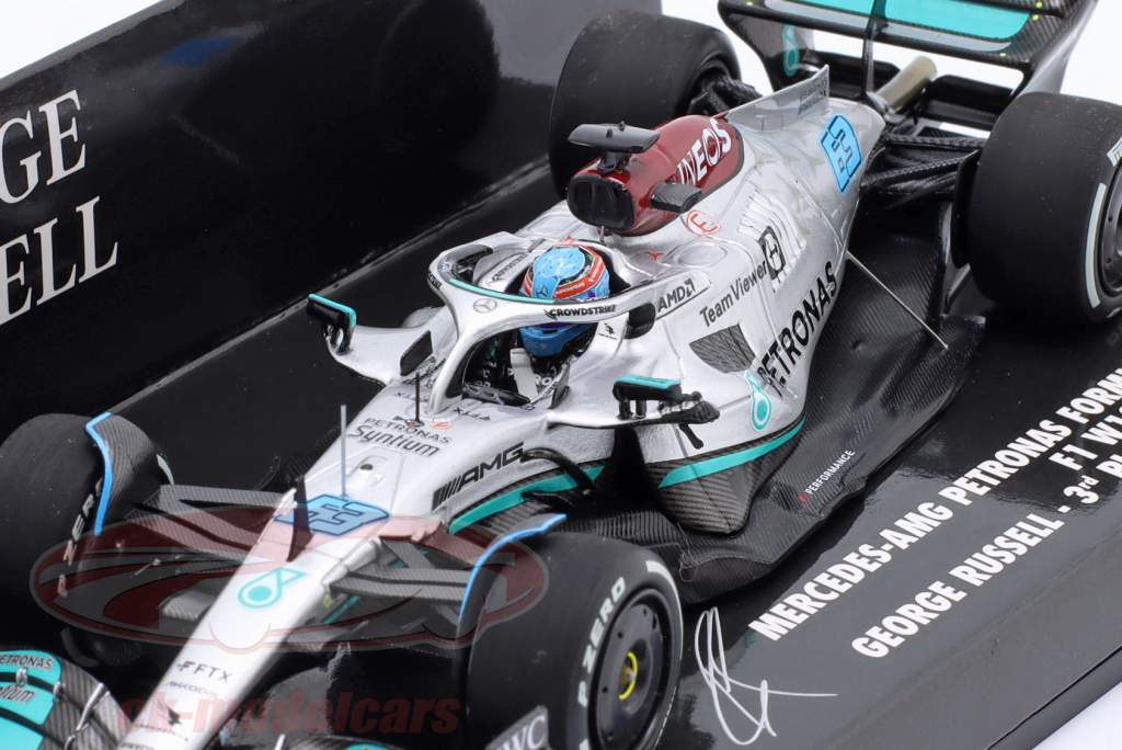 G. Russell Mercedes-AMG F1 W13 #63 3° Francia GP formula 1 2022 1:43 Minichamps