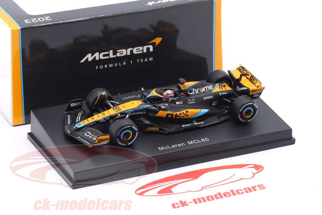 Oscar Piastri McLaren MCL60 #81 formula 1 2023 1:64 Spark