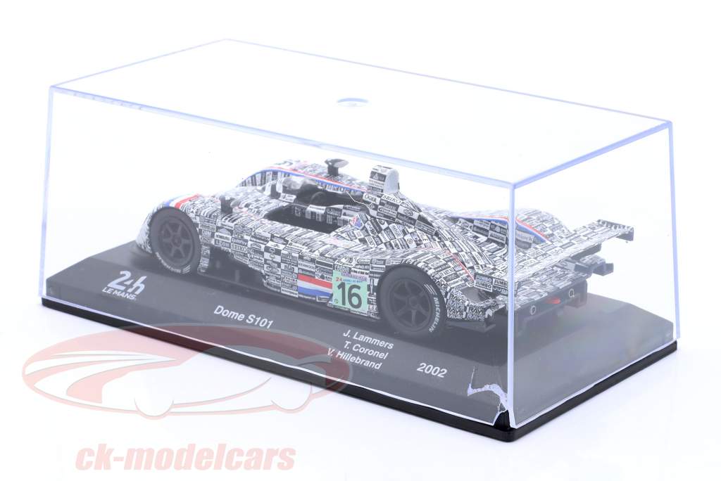 Dome S101 #16 8th 24h LeMans 2002 Lammers, Coronel, Hillebrand 1:43 Altaya