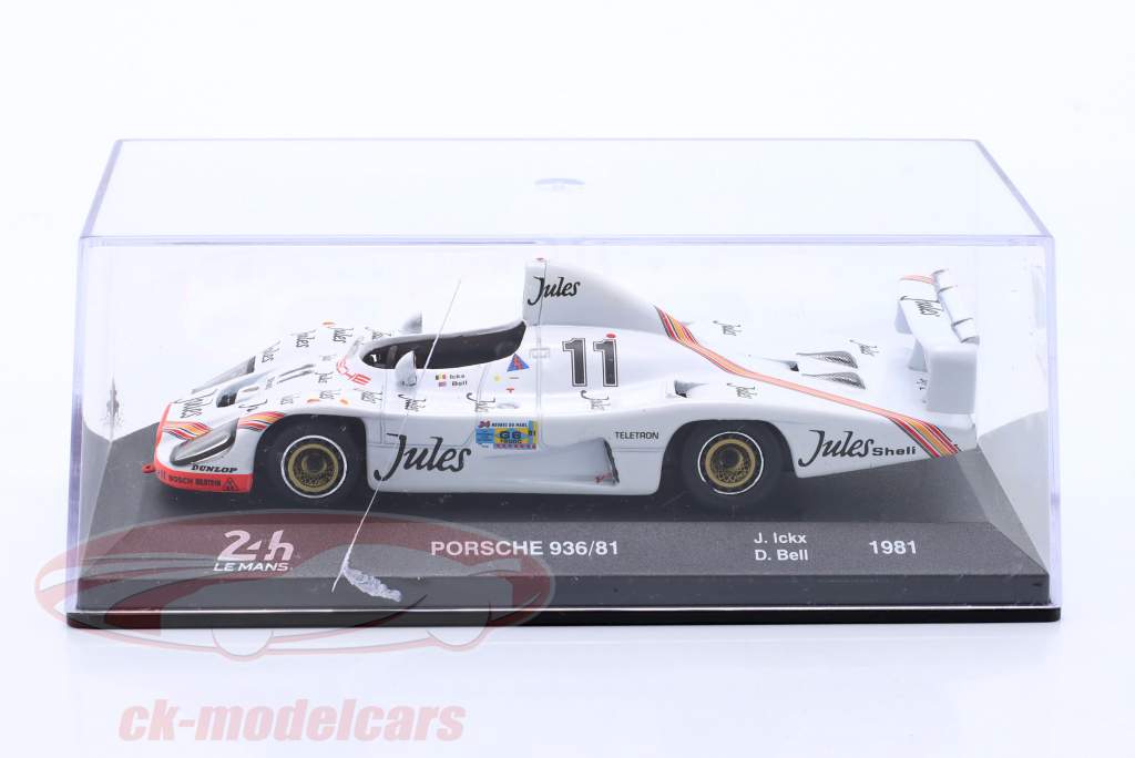 Porsche 936/81 #11 vinder 24h LeMans 1981 Ickx, Bell 1:43 Altaya