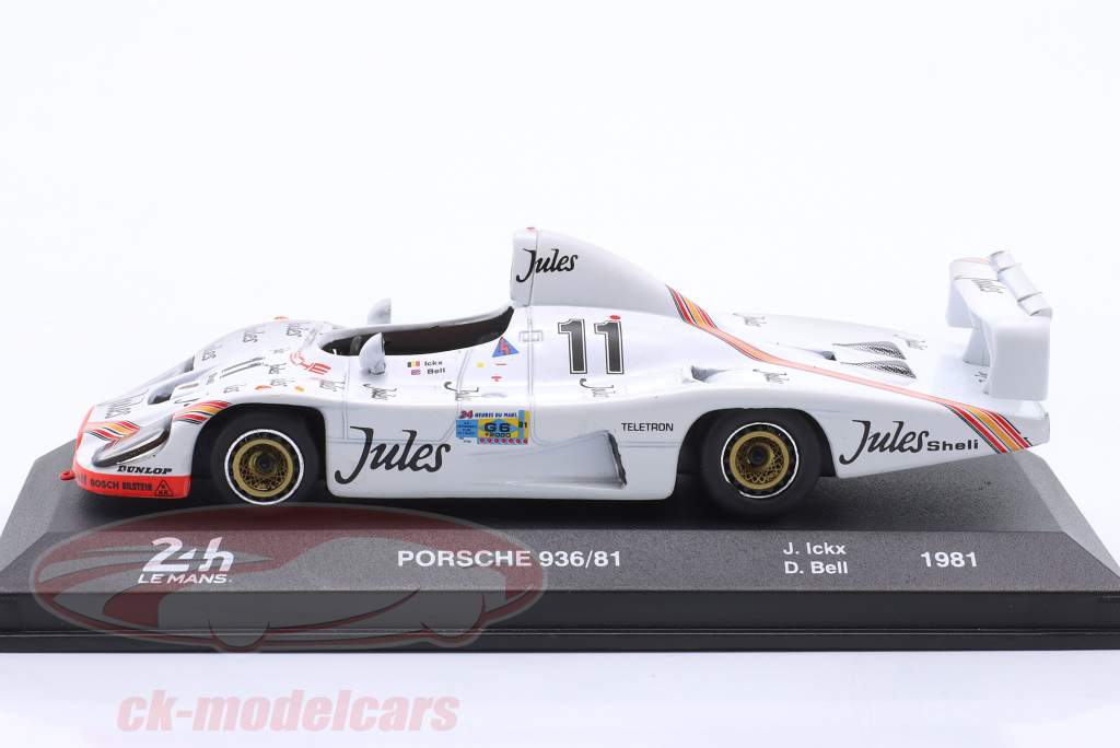 Porsche 936/81 #11 vinder 24h LeMans 1981 Ickx, Bell 1:43 Altaya