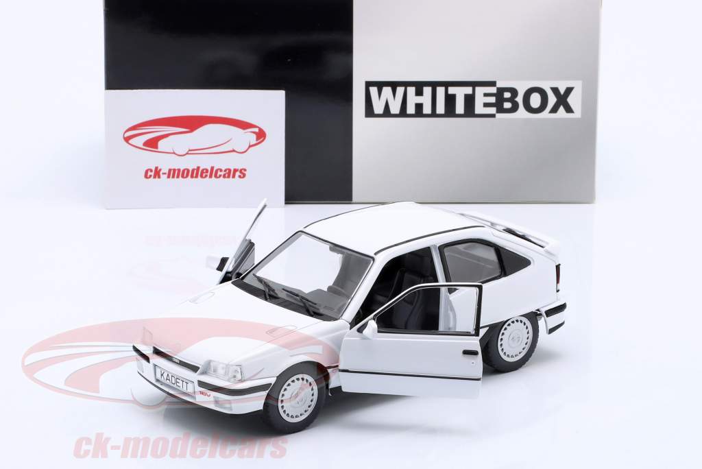 Opel Kadett E GSI Anno di costruzione 1985 bianco 1:24 WhiteBox