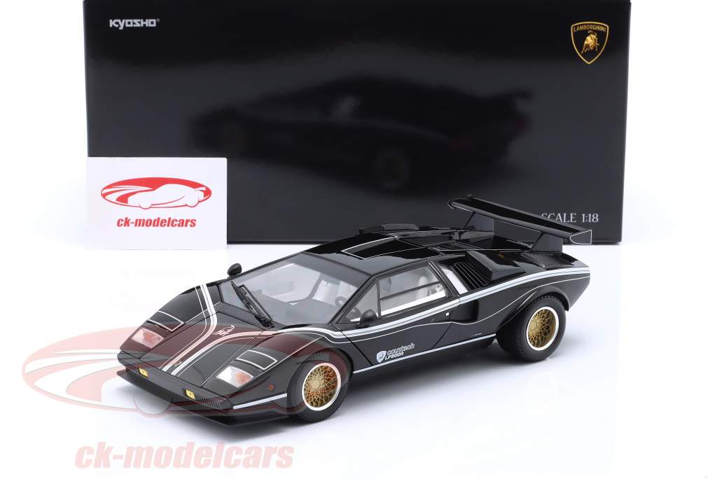 Lamborghini Countach LP500R Quattrovalvole 1982 nero 1:18 Kyosho