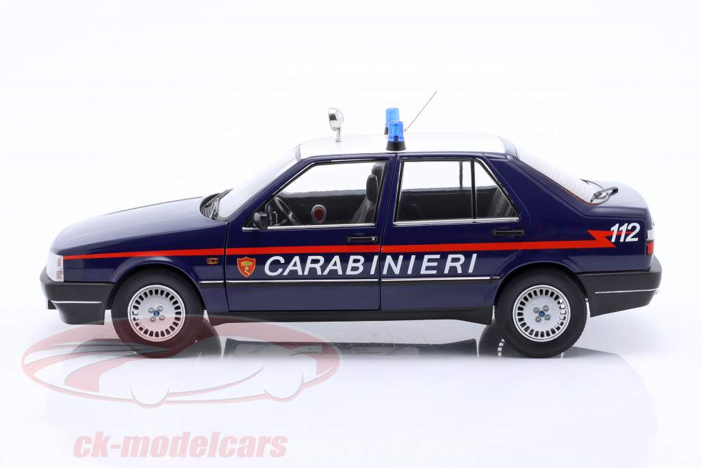 Fiat Croma 2.0 Turbo IE Carabinieri 1985 blau / weiß 1:18 Mitica
