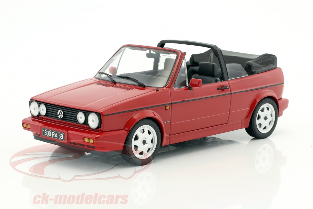 Norev 1 18 Volkswagen Vw Golf I Cabriolet Erdbeerkorbchen Year 1992 Red 1405 Model Car 1405