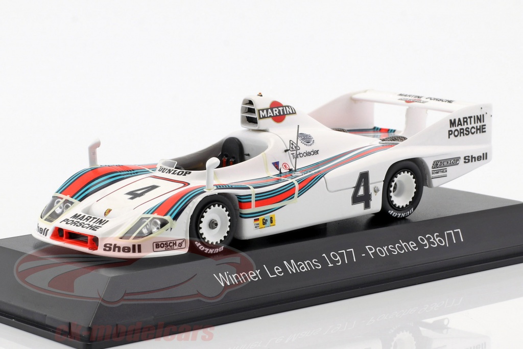 Spark 1:43 Porsche 936/77 #4 ウィナー 24h LeMans 1977 Martini Racing  MAP02027713 モデル 車 MAP02027713