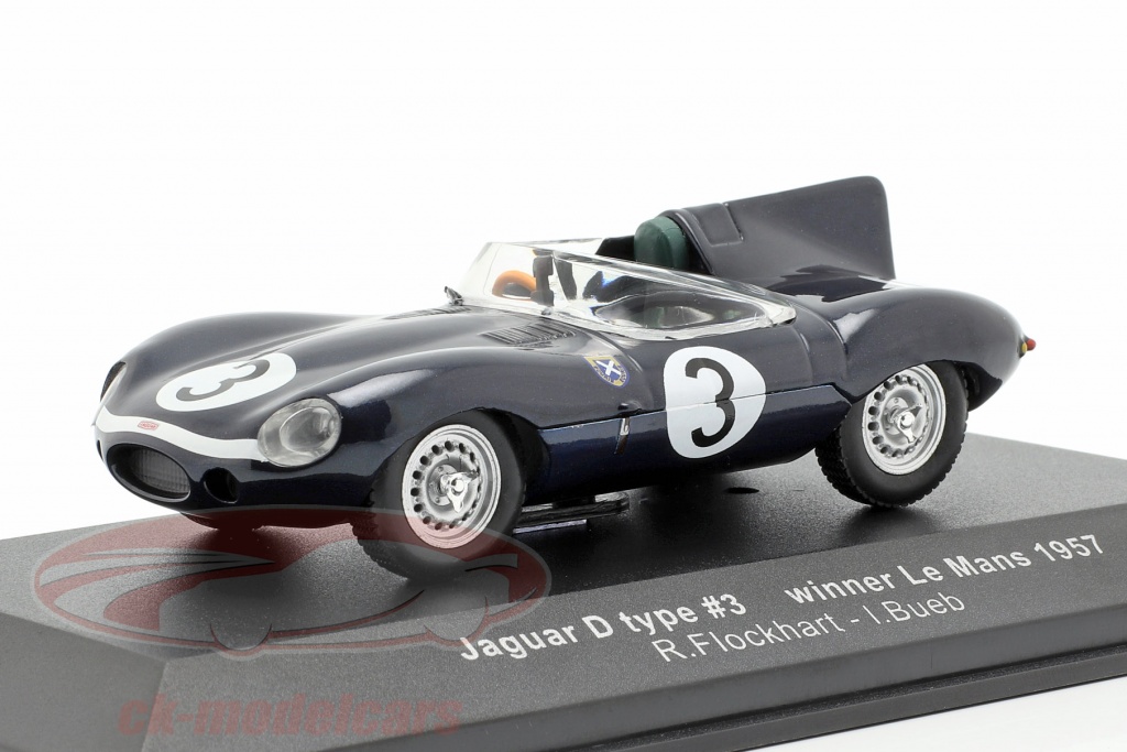 Ixo 1:43 Jaguar D-type #3 Winner 24h LeMans 1957 Flockhart / Bueb