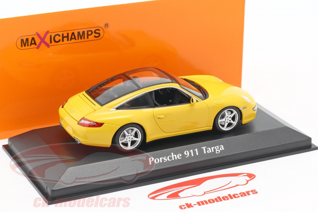 Minichamps 1:43 Porsche 911 (997) Targa 築 2006 黄色 940066161