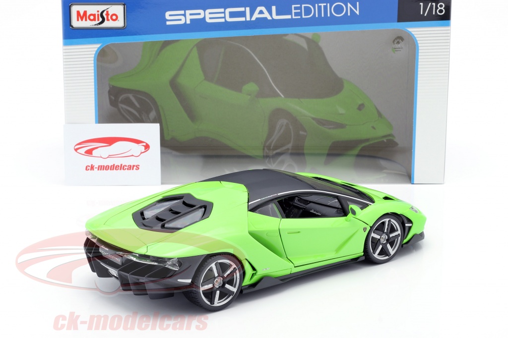 Maisto 1:18 Lamborghini Centenario LP770-4 建設年 2016 緑 31386 モデル 車 31386  090159313861 8719247611451