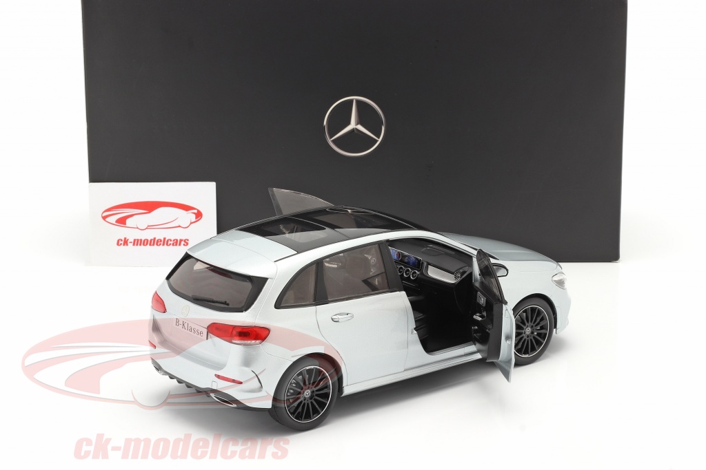 Z-Models 1:18 Mercedes-Benz B klasse (W247) Bouwjaar 2018 iridium zilver  B66960458 model auto B66960458