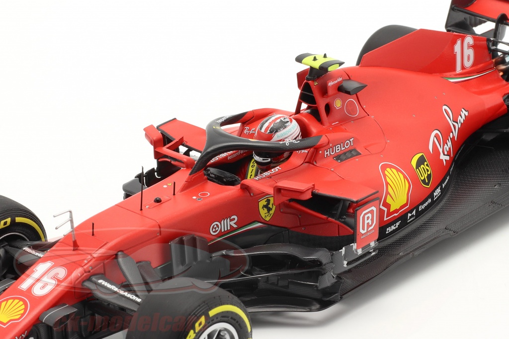 Polo Formule 1 Ferrari SF1000 charles Leclerc 2020 - Greenbird-racing