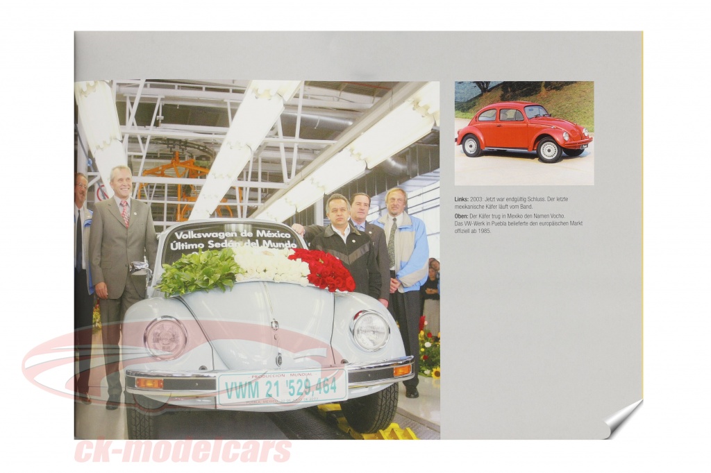 VW Käfer Magnet Auto aus Metall weiß - Louvre Cologne Geschenke Kunst Genuss
