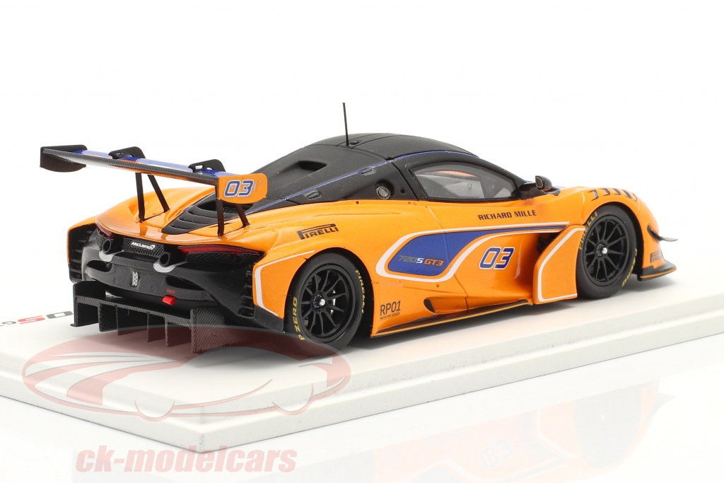 Spark 1:43 McLaren 720S GT3 2019 #03 オレンジ / 青 14QB313CP