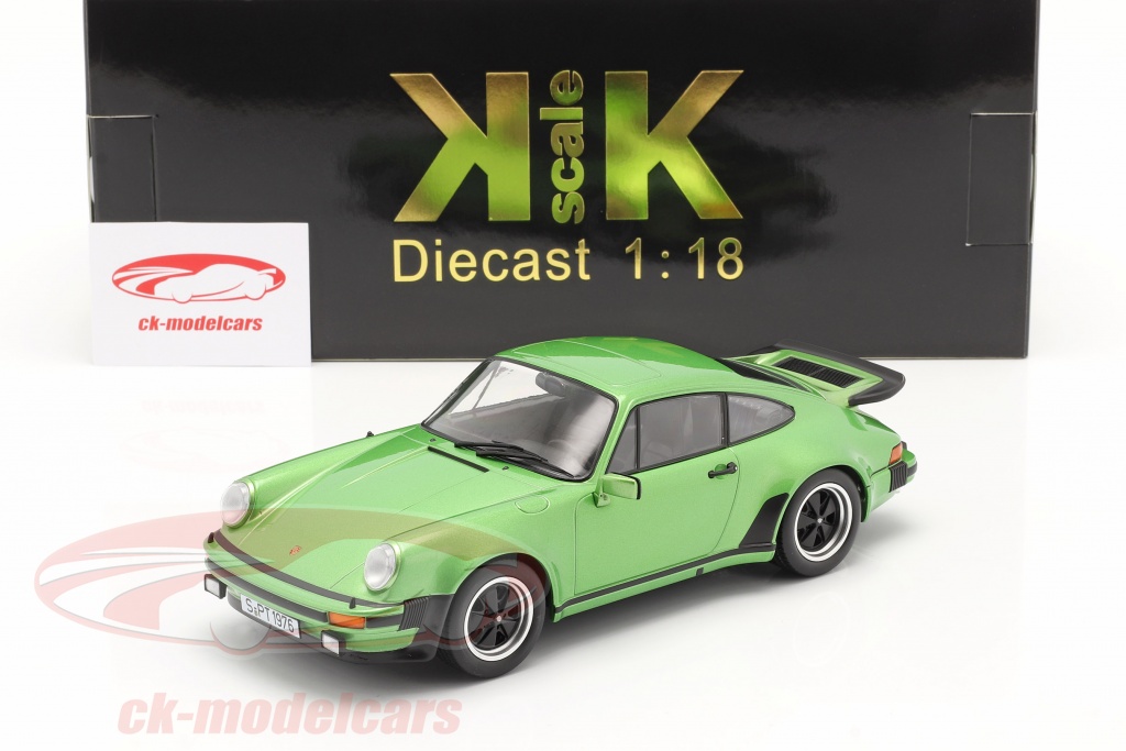 KK-Scale 1:18 Porsche 911 (930) Turbo 3.0 建設年 1976 緑