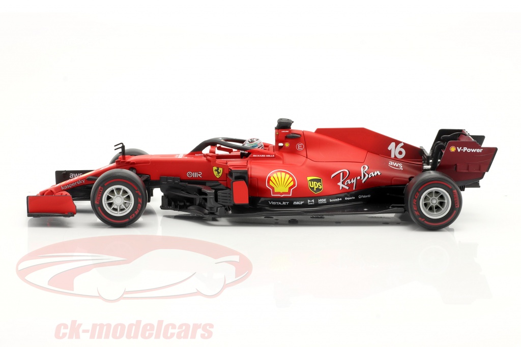 Bburago 1:18 Charles Leclerc Ferrari SF21 #16 formula 1 2021 18 