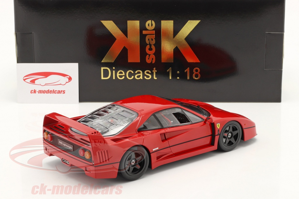 KK-Scale 1:18 Ferrari F40 Lightweight 建設年 1990 赤 KKDC180811
