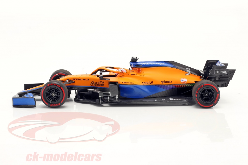 McLaren Mercedes MCL35M 3 F1 Bahrain 2021 Daniel Ricciardo Minichamps  537214303