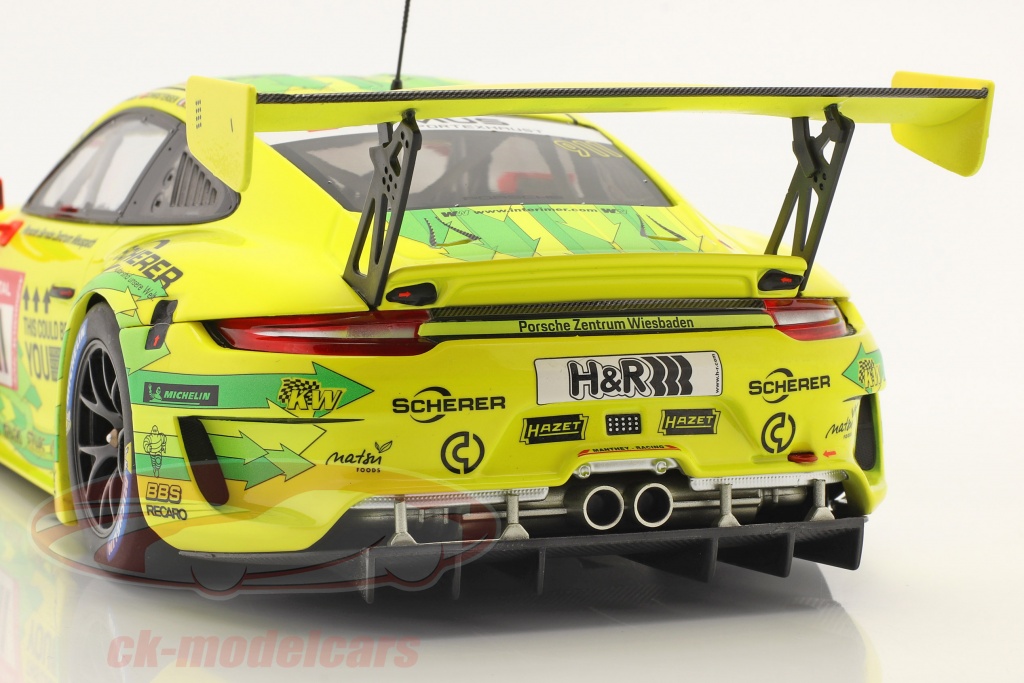 Minichamps 1:18 Porsche 911 GT3 R #911 2nd 24h Nürburgring 2019 