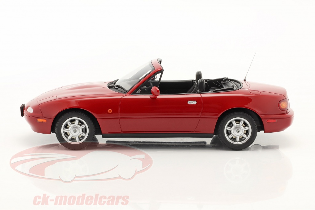 Kyosho 1:18 Mazda MX-5 Eunos roadster rood KSR18031r model auto 