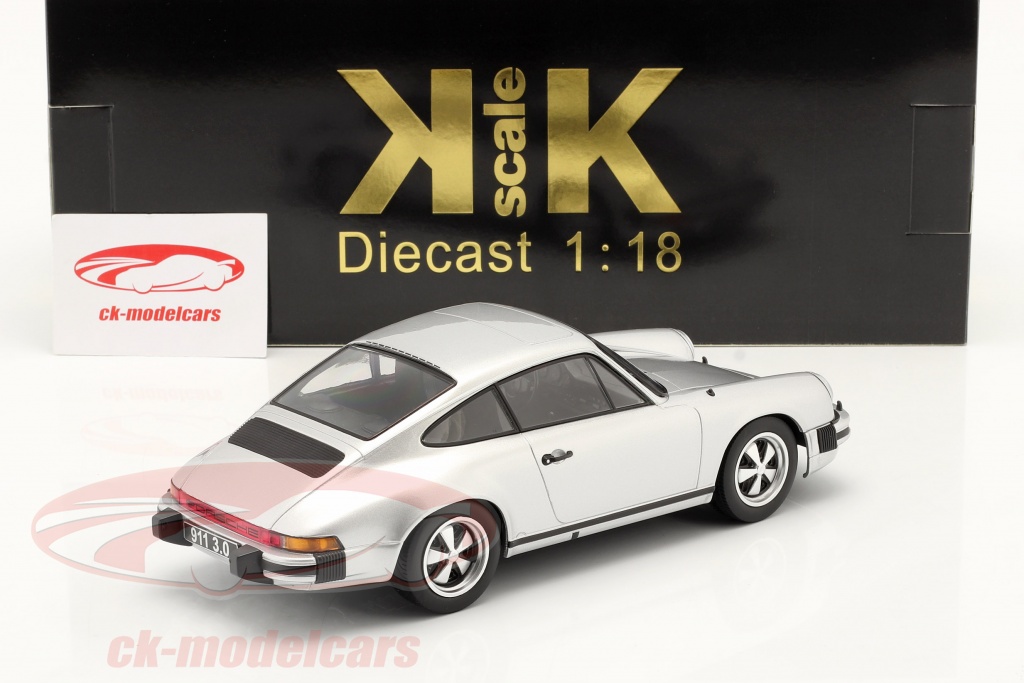 KK-Scale 1/18 ポルシェ 911 カレラ 3.0 1977 シルバー PORSCHE 911