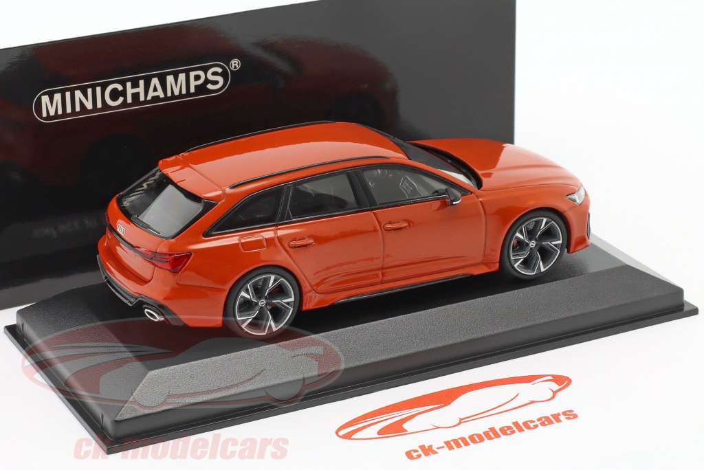 Minichamps 1:43 Audi RS 6 Avant Année de construction 2020 orange