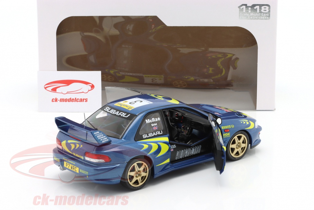 Solido 1:18 Subaru Impreza S5 WRC #3 3位 Rallye Monte Carlo 1998