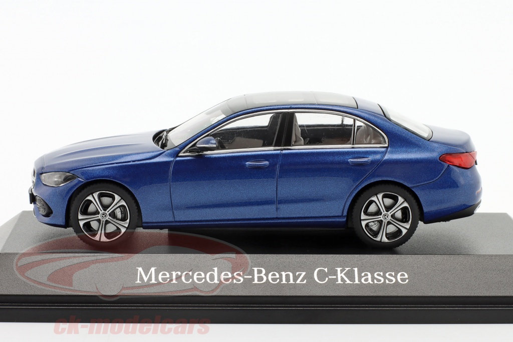 Herpa 1:43 Mercedes-Benz C class (W206) year 2021 spectral blue B66960636  model car B66960636