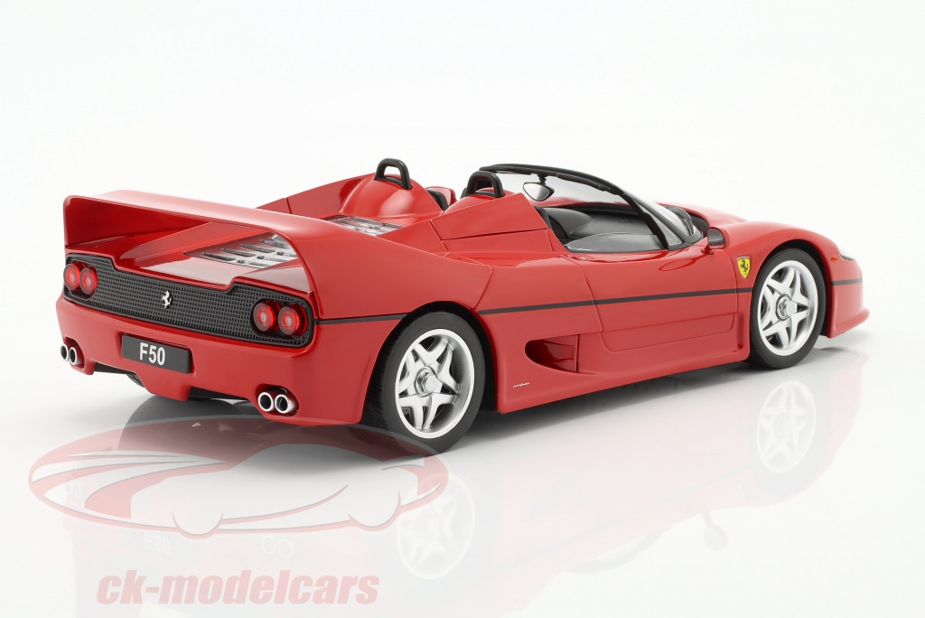 KK-Scale 1:18 Ferrari F50 コンバーチブル 建設年 1995 赤 KKDC180951 