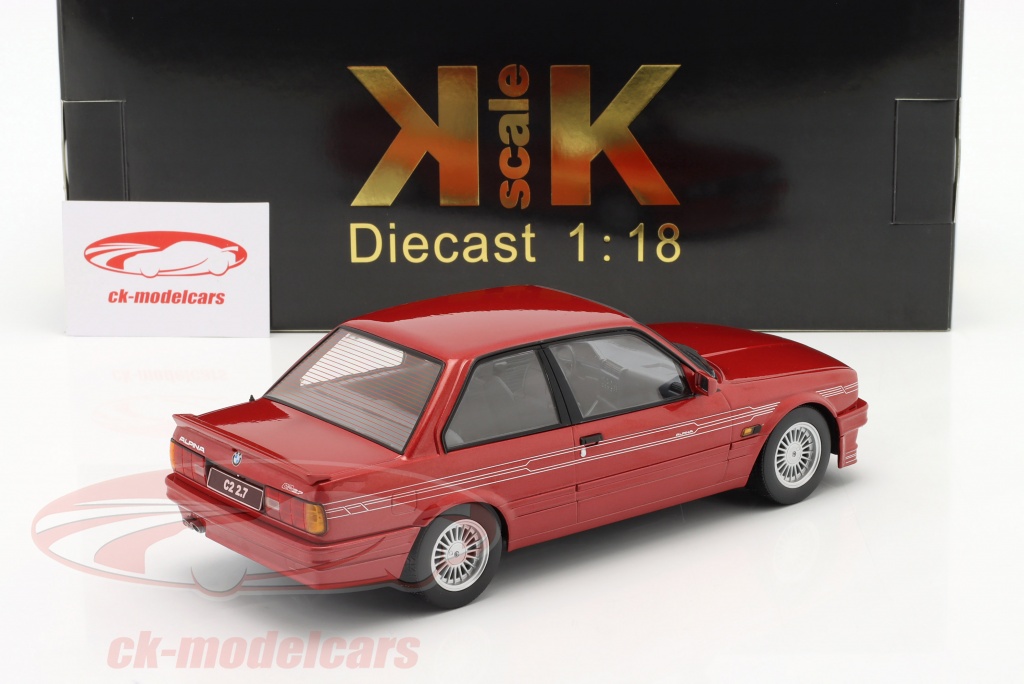 KK-Scale 1:18 BMW Alpina C2 2.7 E30 year 1988 red metallic