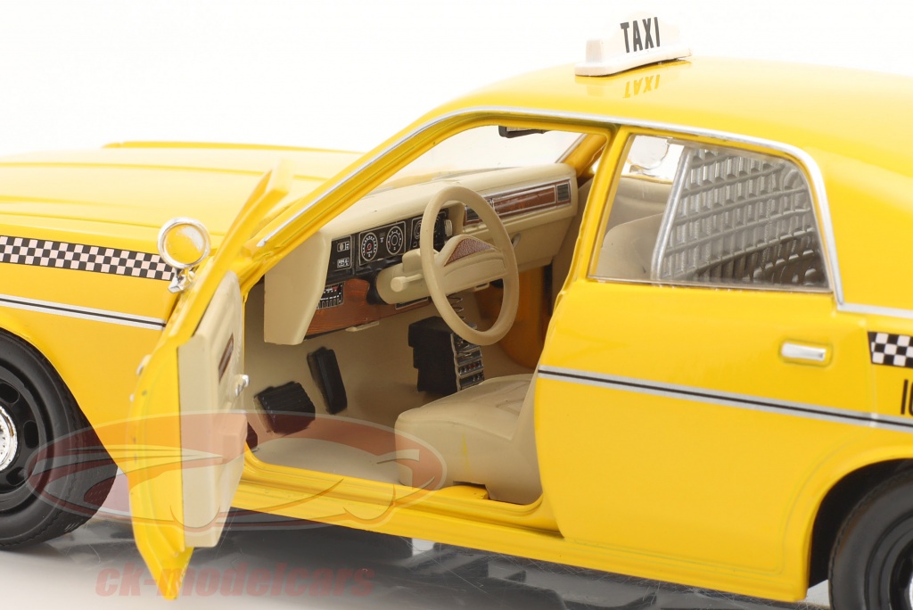 Greenlight 1:24 Dodge Monaco City Cab Taxi 1978 电影Rocky III