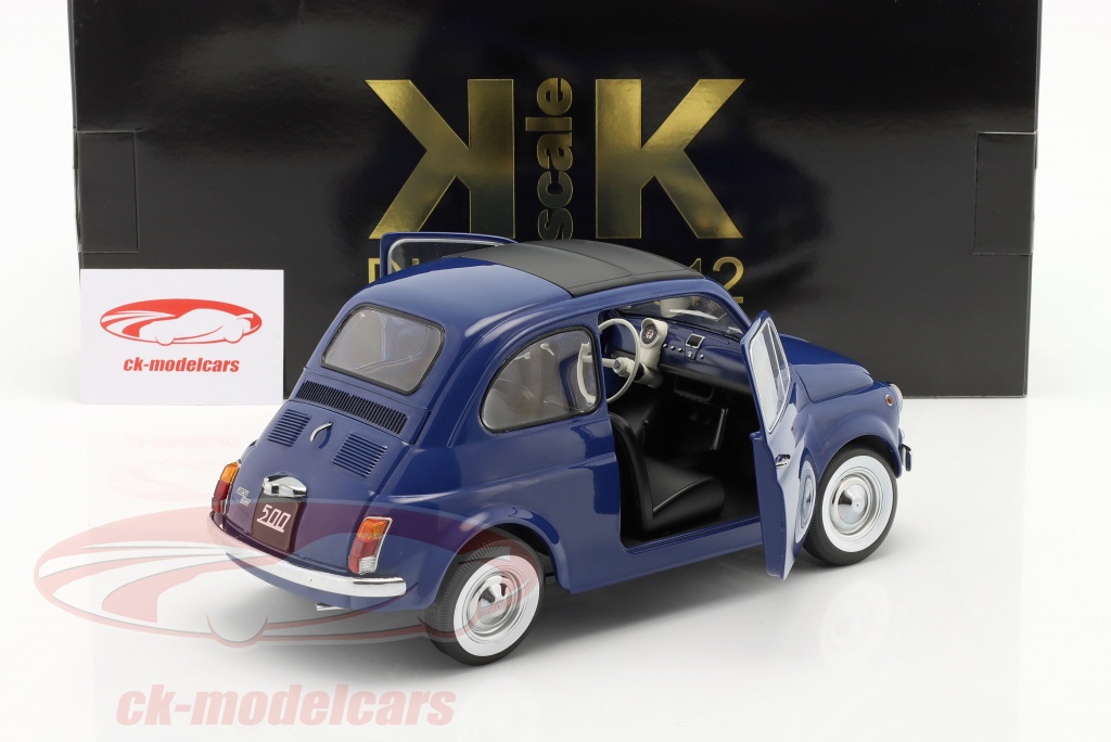 KK-Scale 1:12 Fiat 500 建設年 1968 濃紺 KKDC120033 モデル 車 KKDC120033 4260699762337