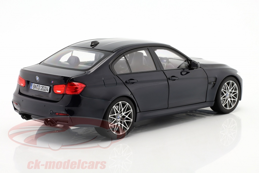 Norev 1:18 BMW M3 Competition (F80) 建設年 2017 青い メタリック