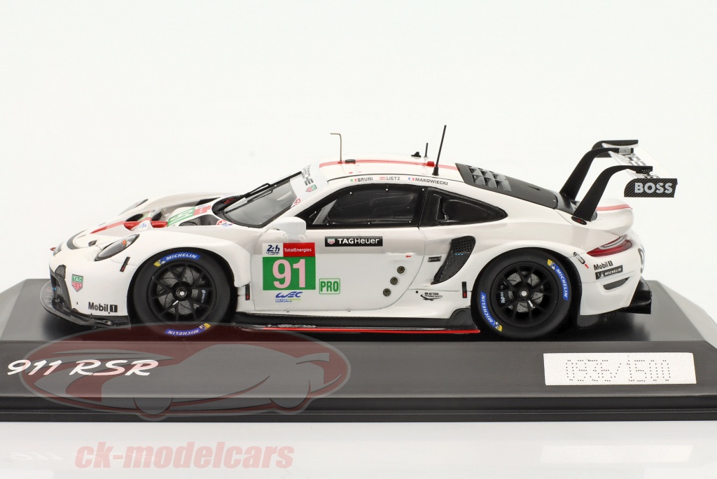 Spark 1:43 Porsche 911 RSR-19 #91 24h LeMans 2021 Bruni, Lietz 
