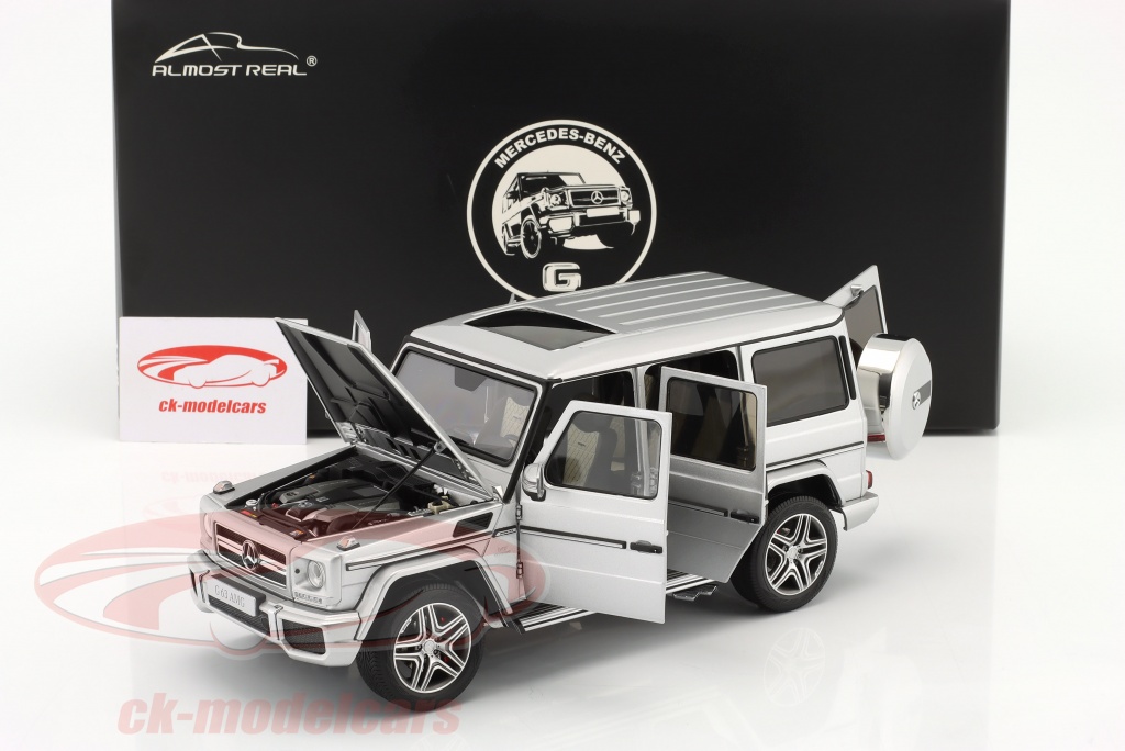 Almost Real 1:18 Mercedes-Benz AMG G 63 (W463) 建设年份2015 铱银