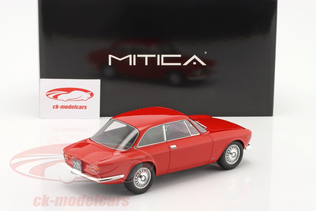 Stam Parelachtig slikken Mitica 1:18 Alfa Romeo Sprint GT 1600 Veloce Bouwjaar 1965 alfa rood  MITICA100014 model auto MITICA100014 (MITICA00014) 0190311011000143