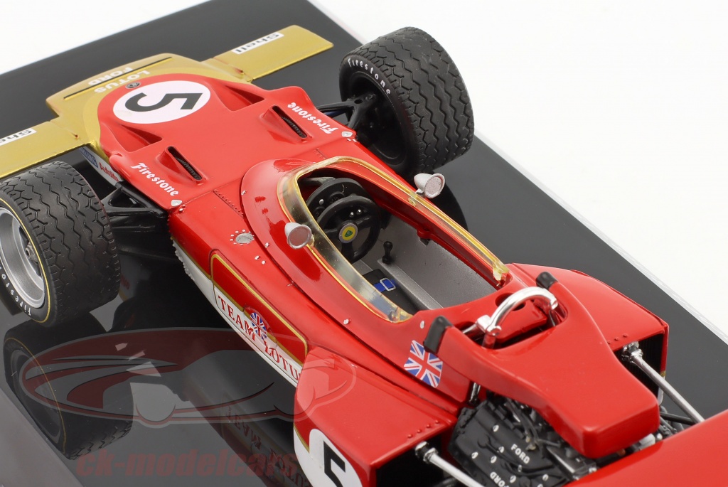 Ceramic Formula 1 Mug Lotus 72 1970 red and gold Jochen Rindt