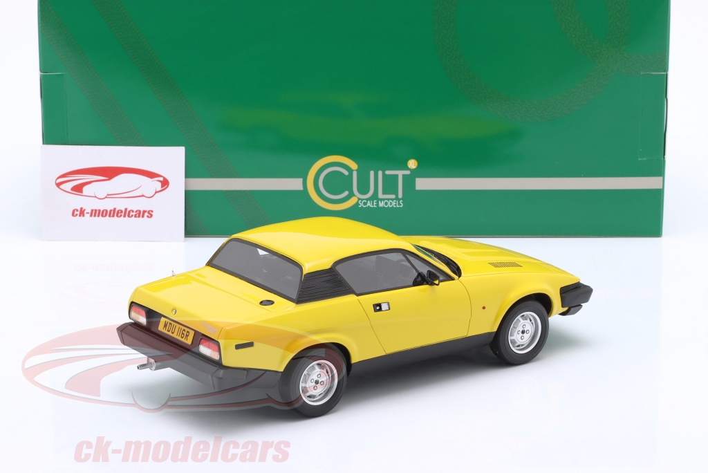 Cult Scale Models 1:18 Triumph TR7 Coupe year 1980 inca yellow 
