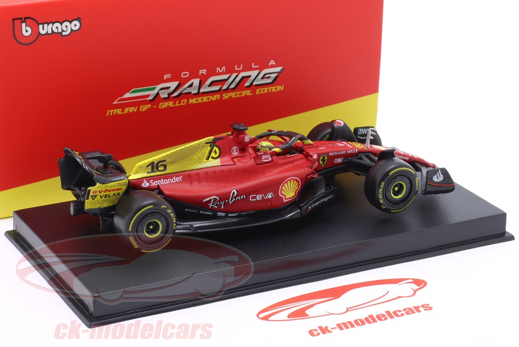 Modellino F1 Bburago Signature 1/43 Ferrari F1-75 2022 Charles Leclerc #16